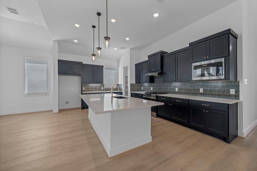 Furnished interior view inside a new home in Artavia, Conroe (Image 11).