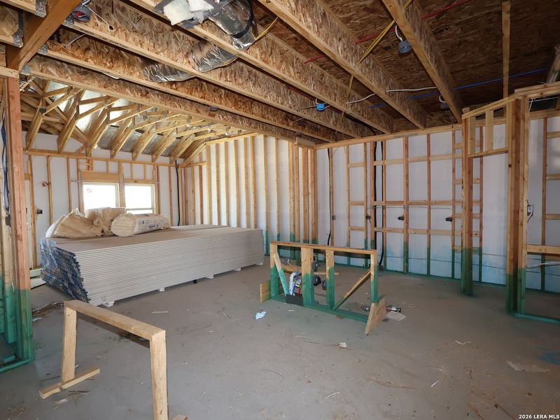 In-progress construction of a new home in Agave, San Antonio, TX (Image 31).