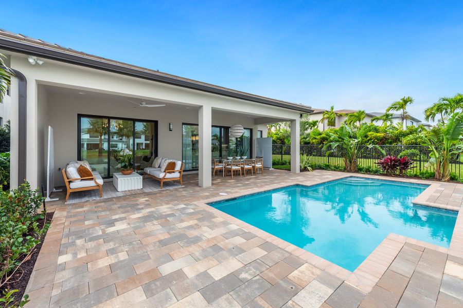 Representative exterior details of a home built from the Samoa by GL Homes in Lotus Edge, Boca Raton (Image 4).