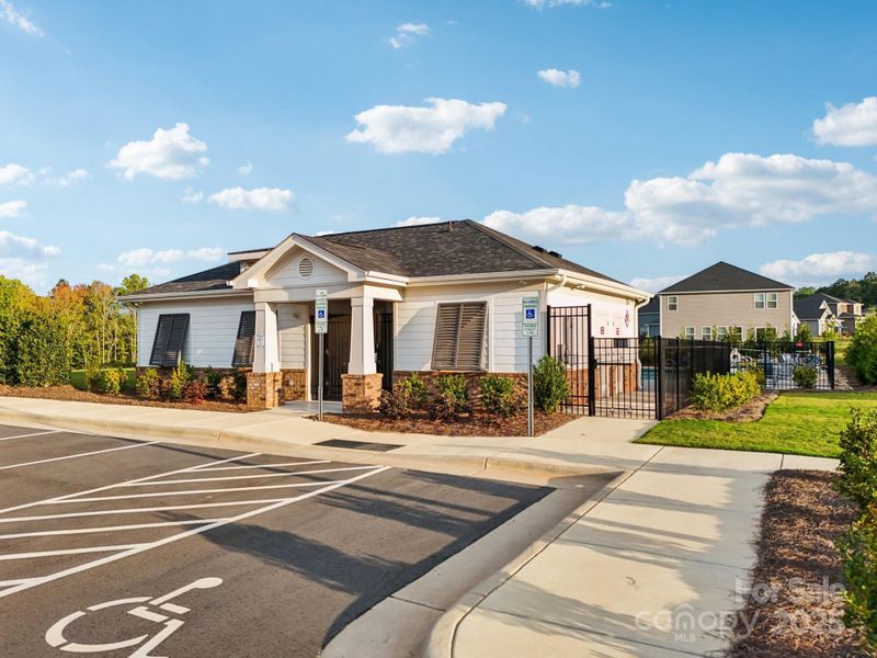 Front exterior of a new home in Harper Landing, Stanley, NC, highlighting curb appeal (Image 23).
