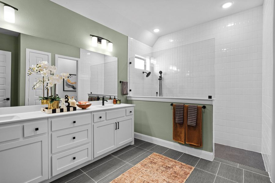 Representative furnished interior of a home built from the The Hambleton by David Weekley Homes in Talia – Garden Series, Mesquite (Image 4). Representative furnished interior of a home built from the The Hambleton by David Weekley Homes in Talia – Garden Series, Mesquite (Image 4).