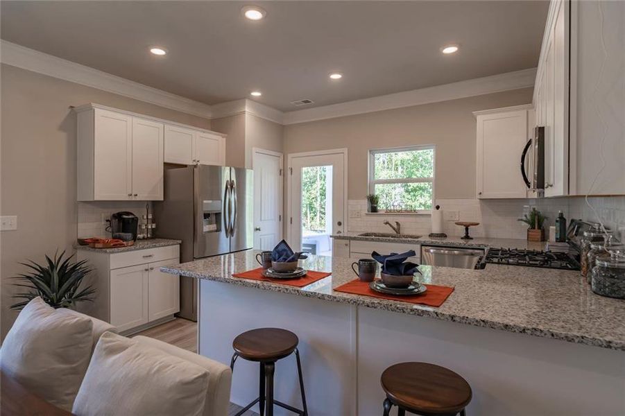 Furnished interior view inside a new home in Fair Oak, Calhoun (Image 10).