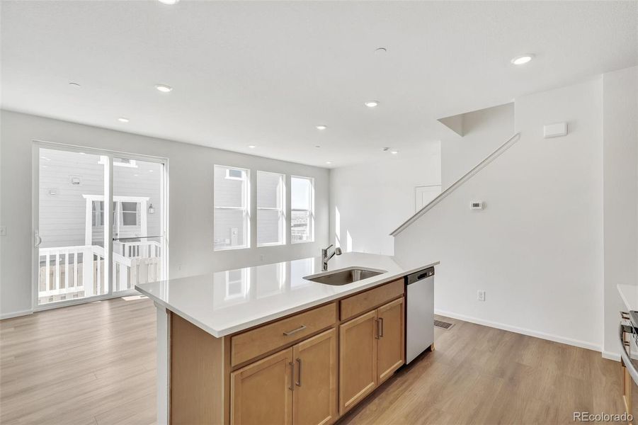 Furnished interior view inside a new home in Turnberry Villas, Commerce City (Image 9).