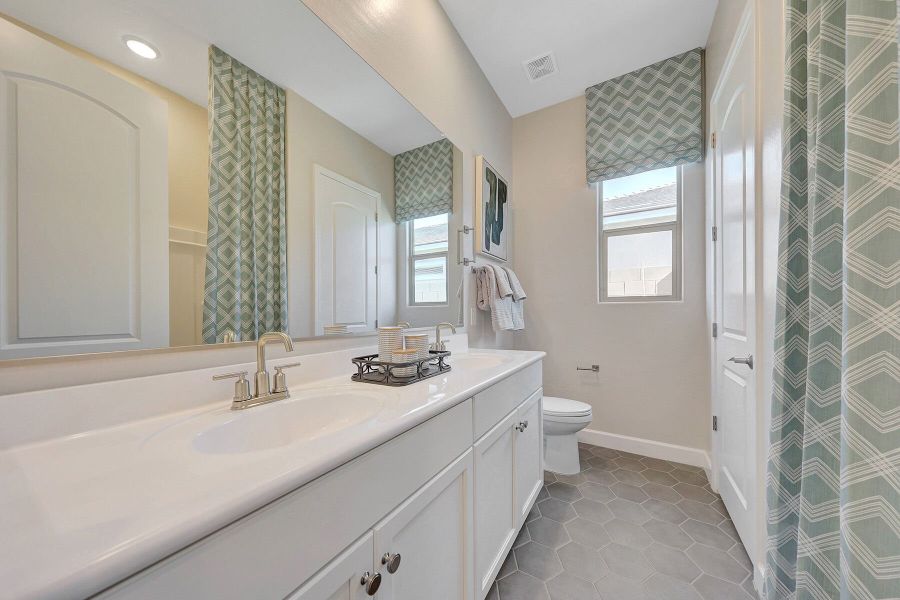Representative furnished interior of a home built from the Crimson by Mattamy Homes in Miravida, Surprise (Image 39).