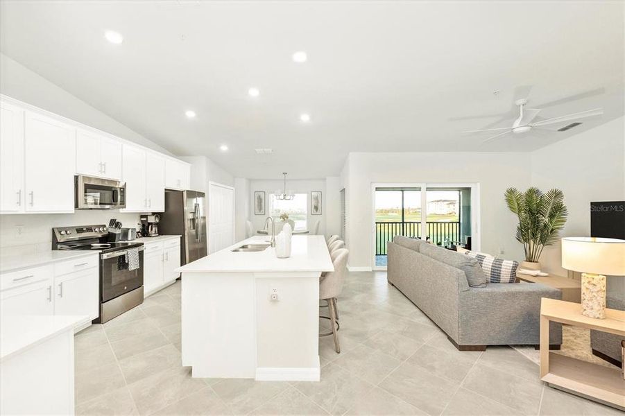 Furnished interior view inside a new home in , Venice (Image 5).