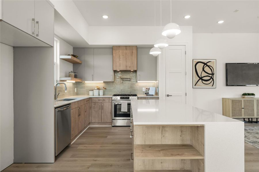 Furnished interior view inside a new home in , Houston (Image 5).