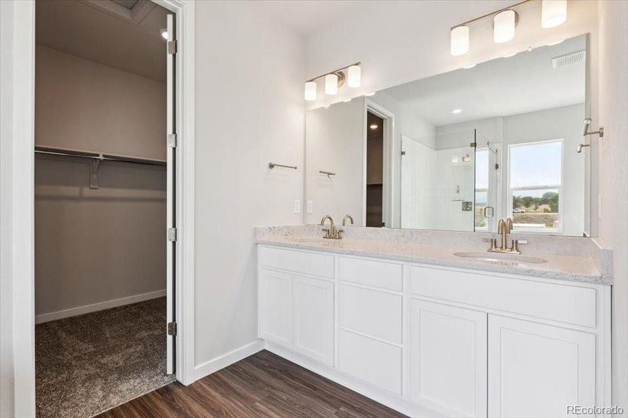 Furnished interior view inside a new home in Prestige Collection at Parkdale Commons, Lafayette (Image 8).