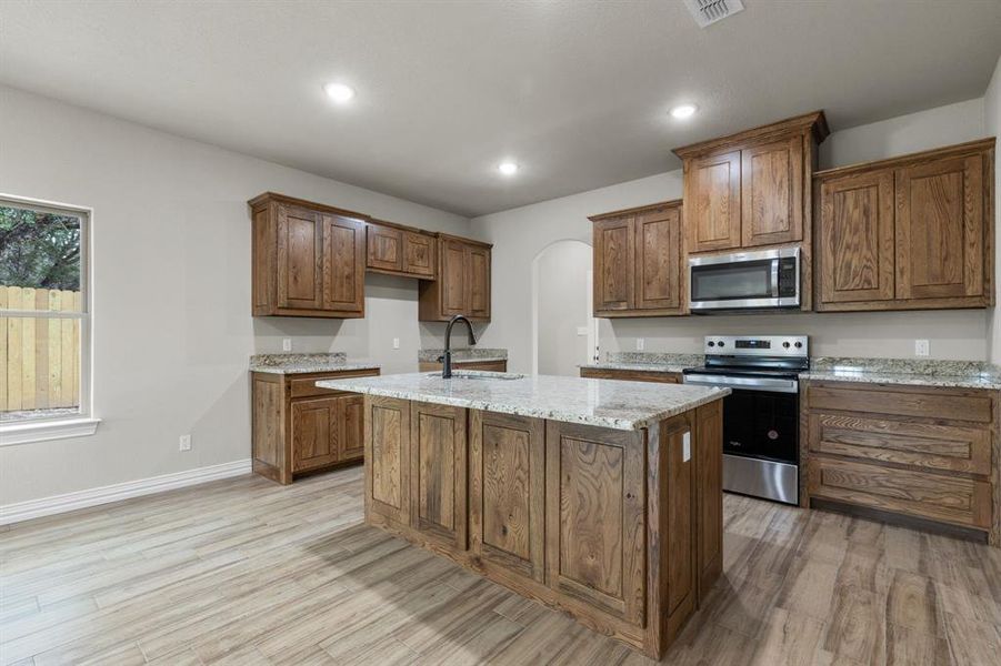 Furnished interior view inside a new home in , Weatherford (Image 13).