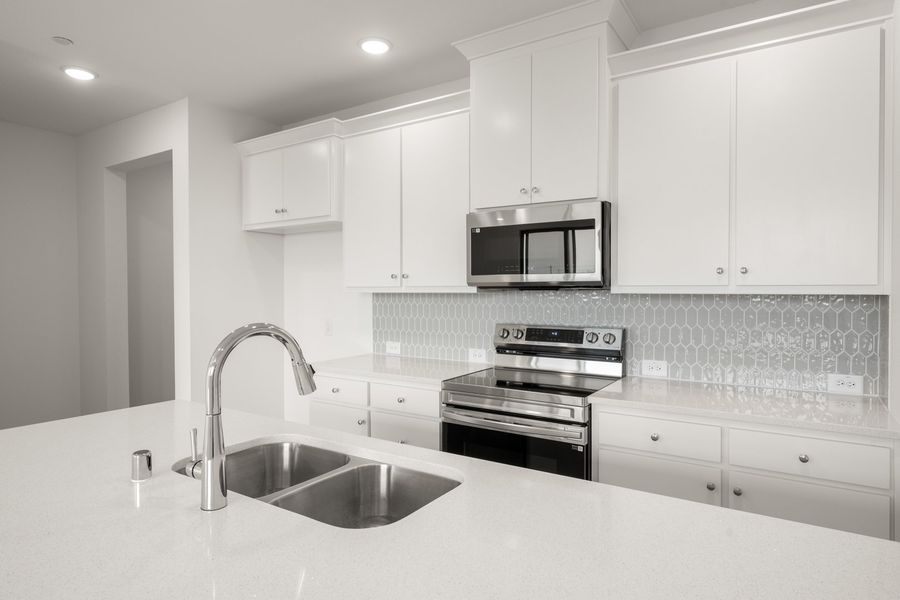 Close-up of interior finishes inside a home in Wildridge, Oak Point (Image 13).