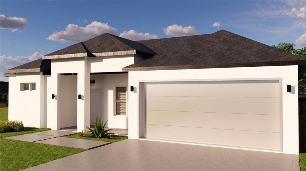 Front exterior of a new home in , Dunnellon, FL, highlighting curb appeal (Image 25).