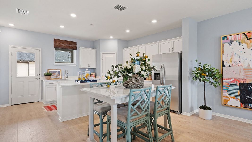 Furnished interior view inside a new home in Avery Centre, Round Rock (Image 12).