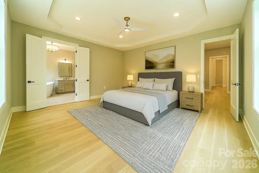 Stunning Virtually Staged Master Bedroom