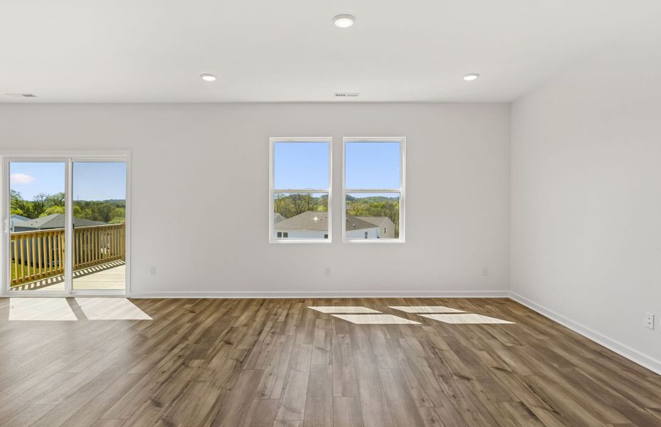 Spacious, unfurnished interior of a new home in Highlands of Carter's Station, Columbia (Image 29). Spacious, unfurnished interior of a new home in Highlands of Carter's Station, Columbia (Image 29).