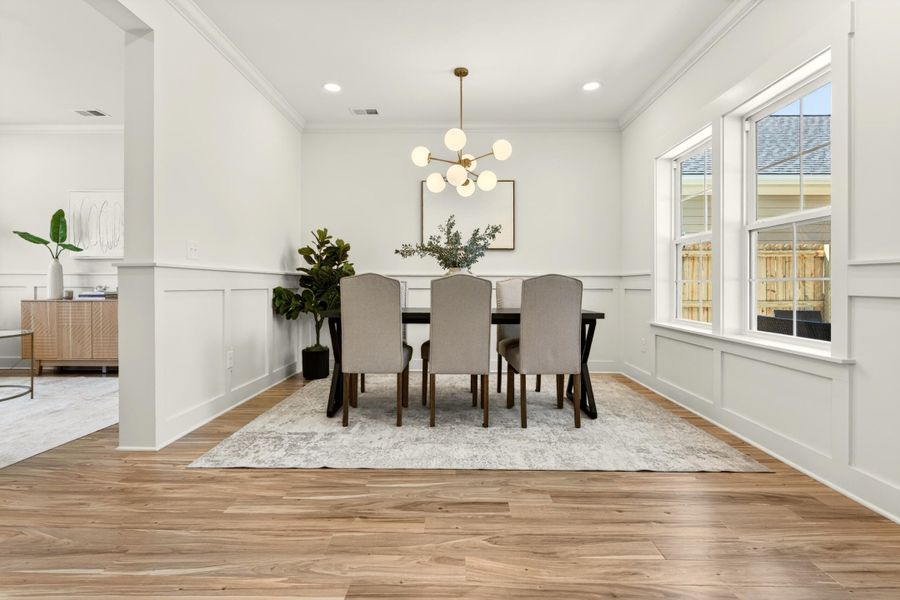 Furnished interior view inside a new home in , North Charleston (Image 8).