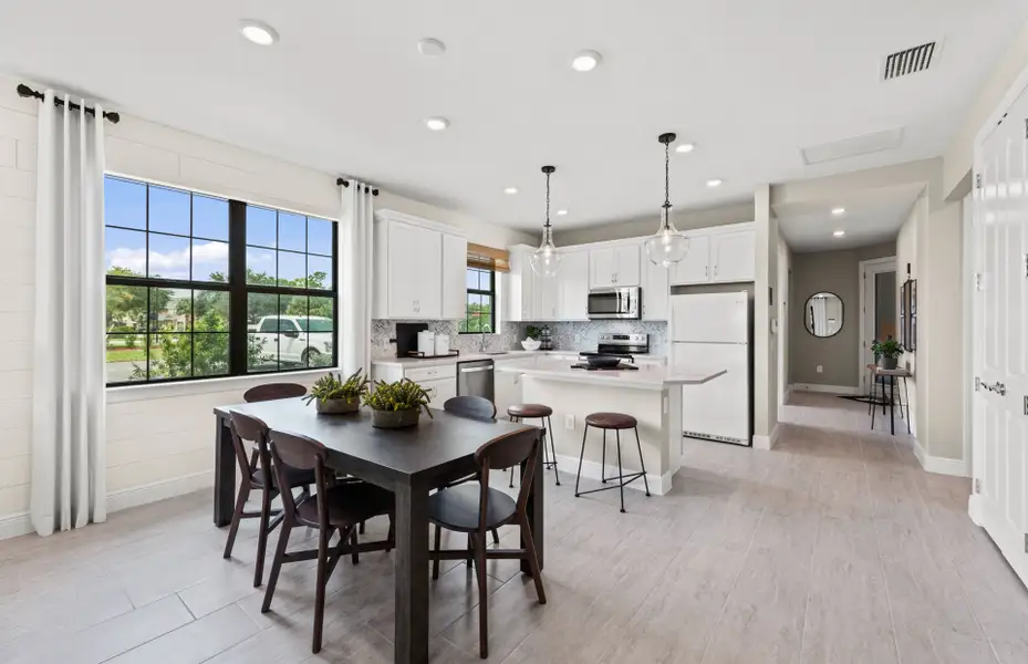Furnished interior view inside a new home in Costa Pointe, Vero Beach (Image 6).