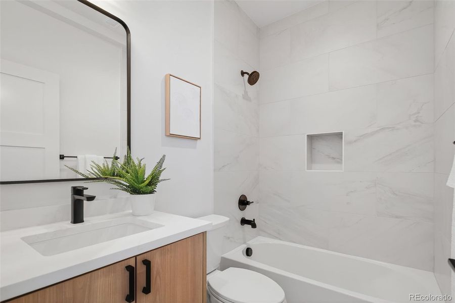 Furnished interior view inside a new home in , Denver (Image 13).