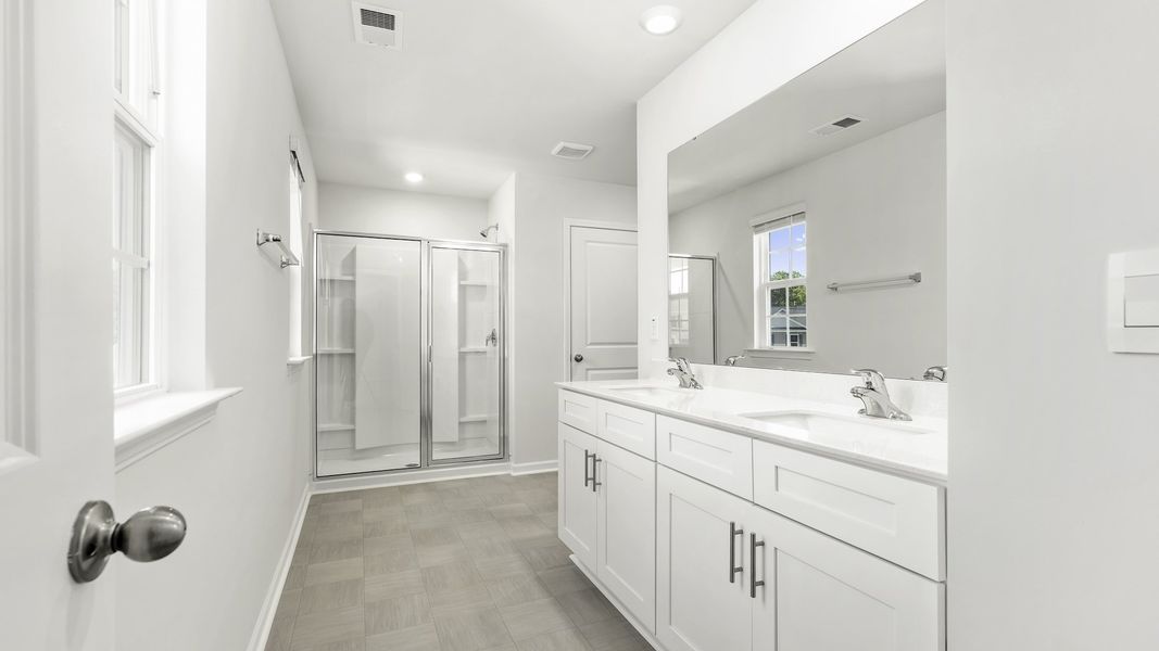 Furnished interior view inside a new home in Forest Creek, Winston-Salem (Image 7).