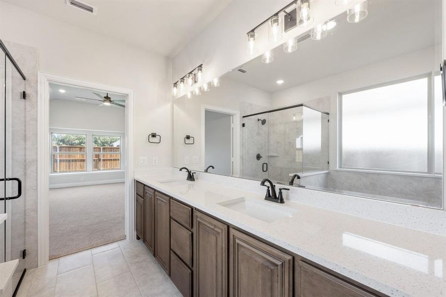 Furnished interior view inside a new home in Mockingbird Hills 60-65, Joshua (Image 10).