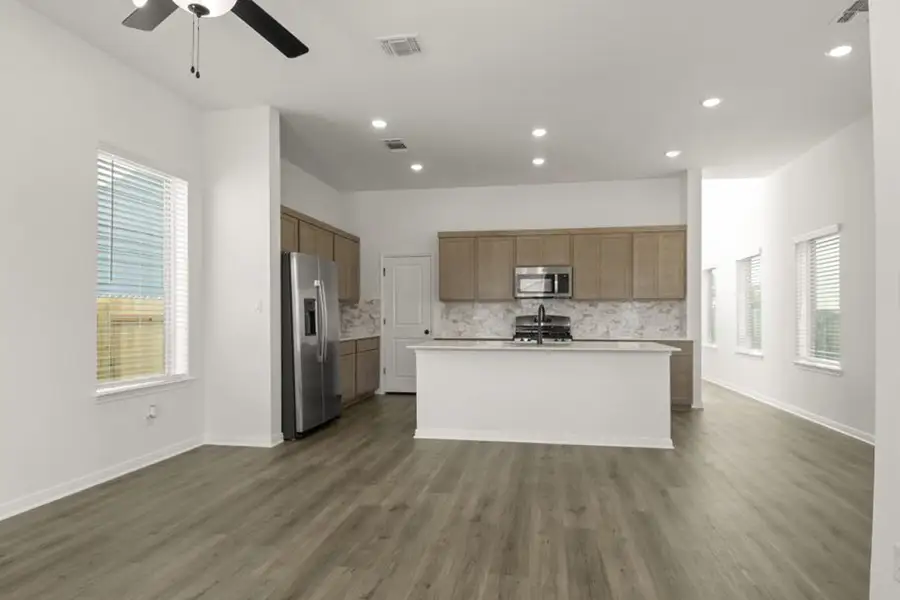 Representative furnished interior of a home built from the Mesquite by Pacesetter Homes in Blanco Vista, San Marcos (Image 5).