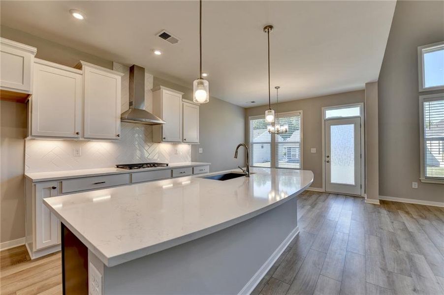 Furnished interior view inside a new home in The Reserve At Liberty Park, Braselton (Image 7).