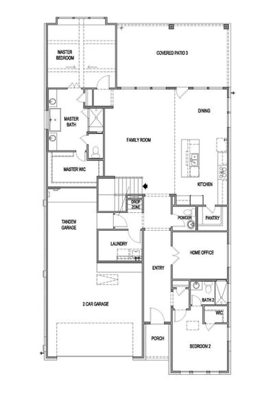 2D floor plan layout of this home in University Heights, Round Rock, TX (Image 3). 2D floor plan layout of this home in University Heights, Round Rock, TX (Image 3).