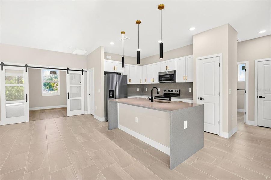 Furnished interior view inside a new home in , Port Charlotte (Image 5). Furnished interior view inside a new home in , Port Charlotte (Image 5).