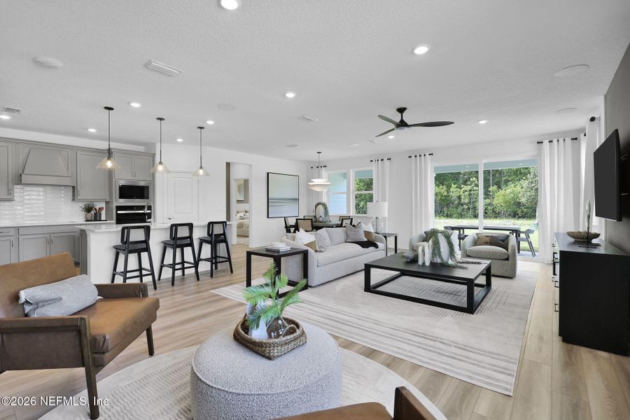 Furnished interior view inside a new home in Hyland Trail, Green Cove Springs (Image 10).