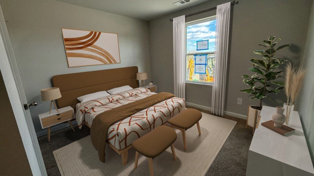 Furnished interior view inside a new home in Saddle Trace, Lewisburg (Image 8).