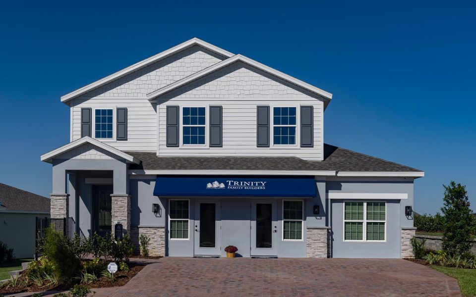 Wekiva 3-Car elevation 3 shown with optional stone Wekiva 3-Car elevation 3 shown with optional stone