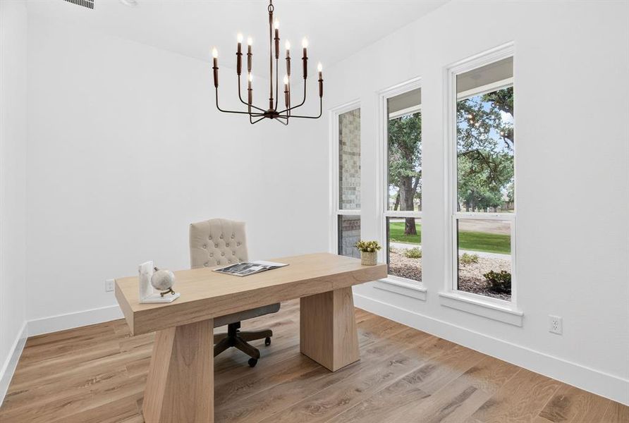 Furnished interior view inside a new home in , Azle (Image 3). Furnished interior view inside a new home in , Azle (Image 3).