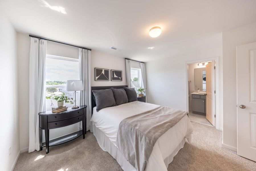 Furnished interior view inside a new home in Towns at Cliffwood (Condos), Concord (Image 26).