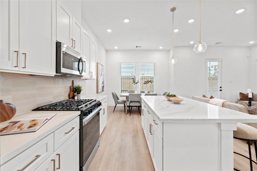 Furnished interior view inside a new home in , Houston (Image 7).