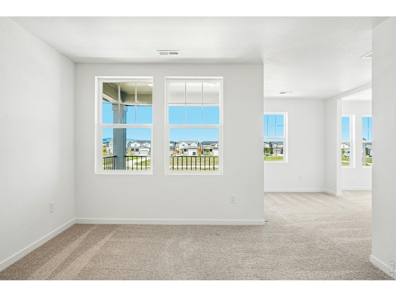Spacious, unfurnished interior of a new home in Timnath Lakes, Timnath (Image 34). Spacious, unfurnished interior of a new home in Timnath Lakes, Timnath (Image 34).