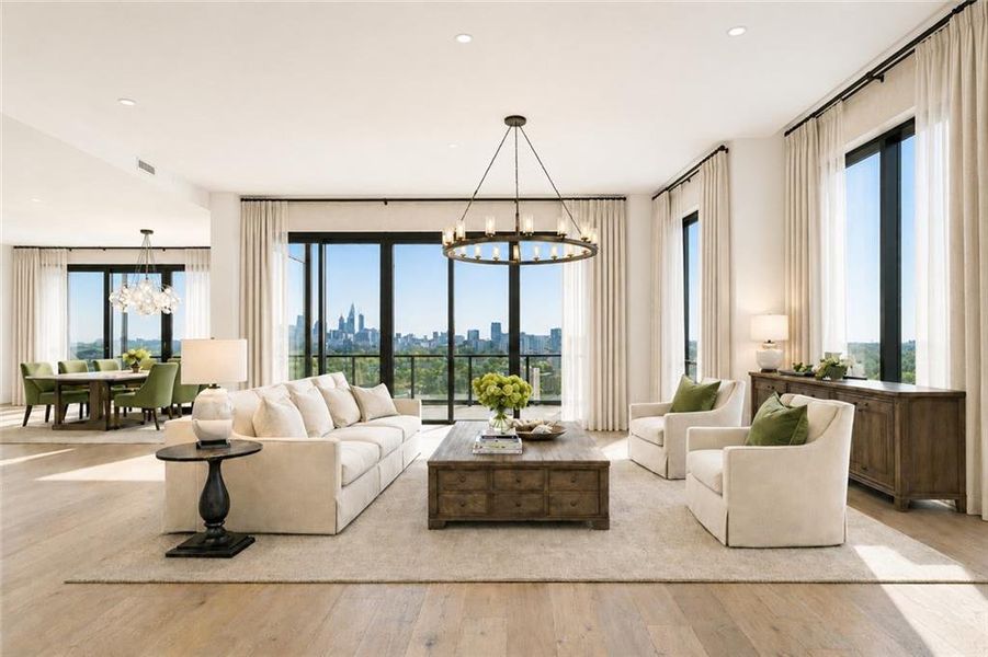 Furnished interior view inside a new home in The Dillon Buckhead, Atlanta (Image 29). Furnished interior view inside a new home in The Dillon Buckhead, Atlanta (Image 29).