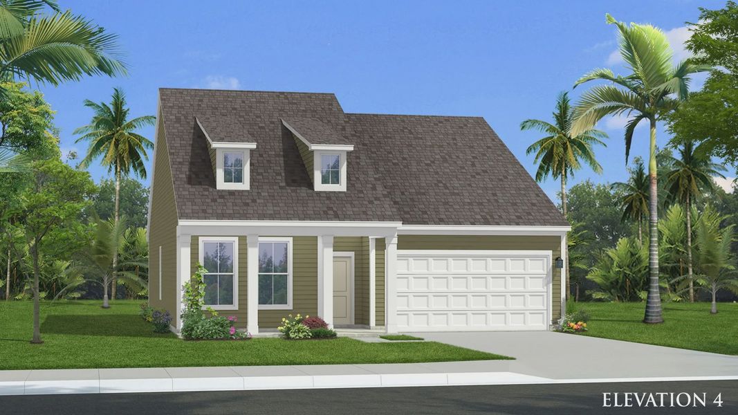 Front exterior of a new home in Ridgewood, Shelbyville, TN, highlighting curb appeal (Image 24). Front exterior of a new home in Ridgewood, Shelbyville, TN, highlighting curb appeal (Image 24).