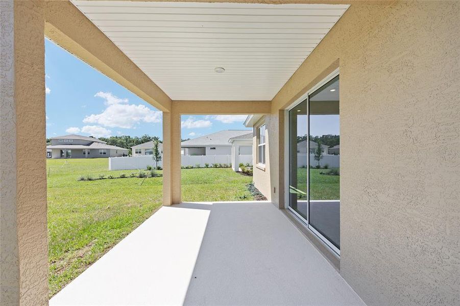 Exterior details and patio area of a home in Calesa Township, Ocala (Image 22).