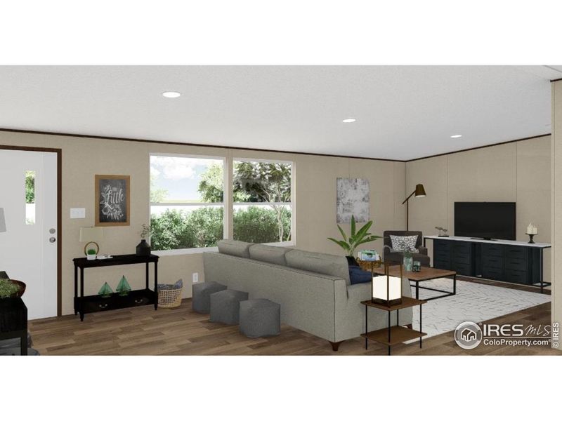 Furnished interior view inside a new home in , Briggsdale (Image 7). Furnished interior view inside a new home in , Briggsdale (Image 7).