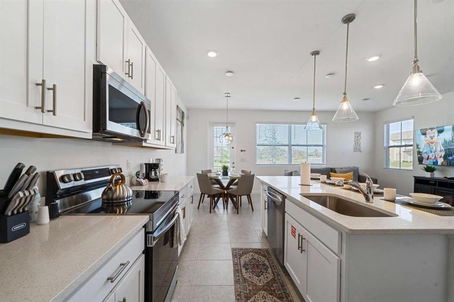 Furnished interior view inside a new home in , Davenport (Image 21). Furnished interior view inside a new home in , Davenport (Image 21).