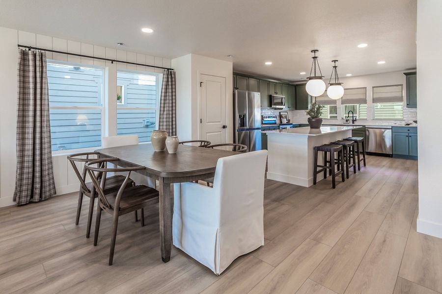 Representative furnished interior of a home built from the Marigold by Hartford Homes in Bloom, Fort Collins (Image 9).