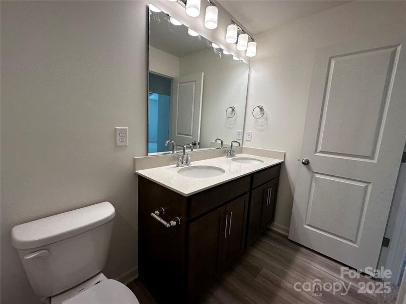 Upstairs guest bathroom view 2