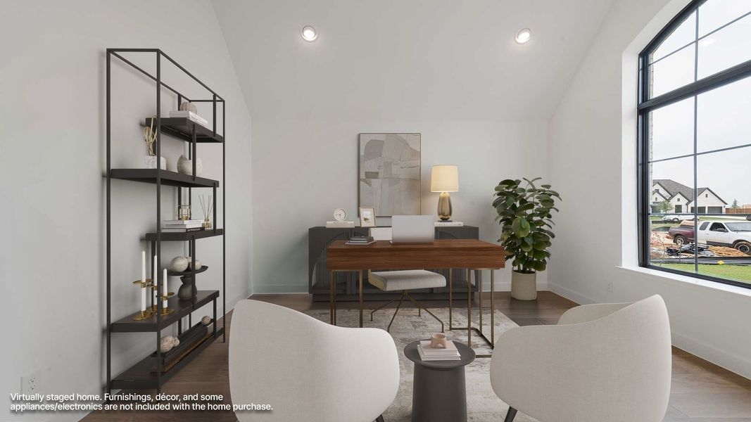 Furnished interior view inside a new home in Sweetgrass, Haslet (Image 8).