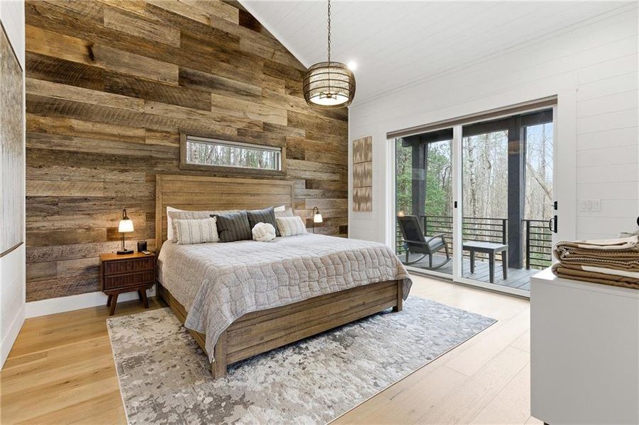 Furnished interior view inside a new home in , Blue Ridge (Image 37).