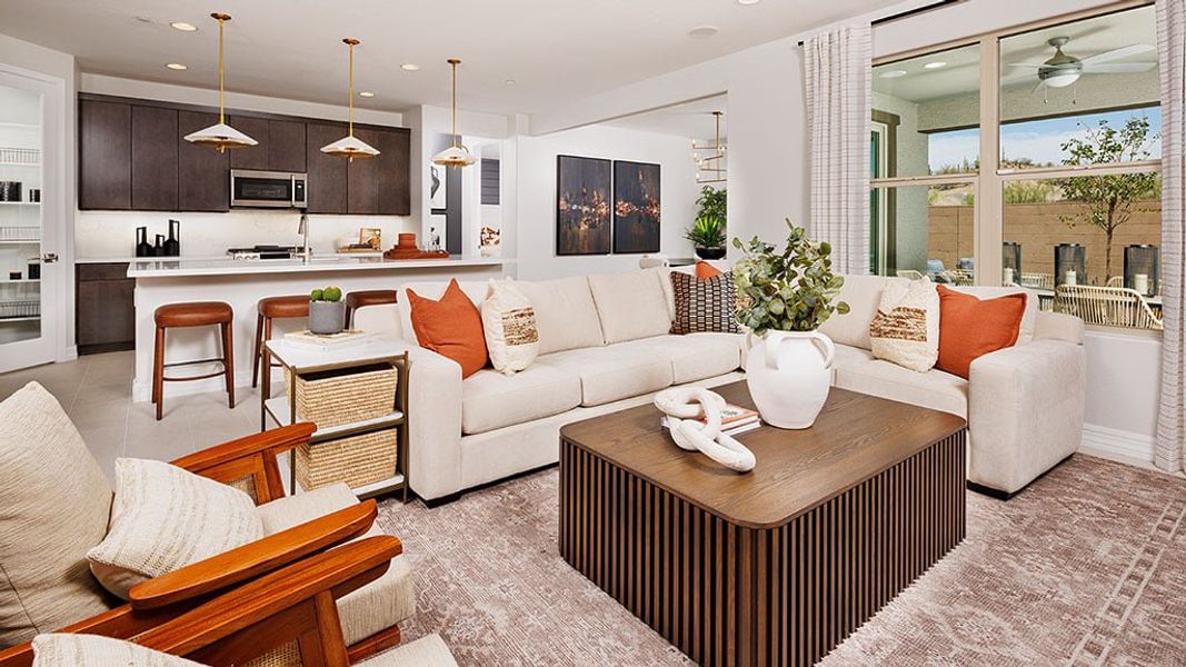 Representative furnished interior of a home built from the Charter by Taylor Morrison in Saddleback, Peoria (Image 5). Representative furnished interior of a home built from the Charter by Taylor Morrison in Saddleback, Peoria (Image 5).