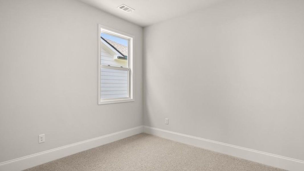 Spacious, unfurnished interior of a new home in Hamptons at Riverwood North, Dallas (Image 21).