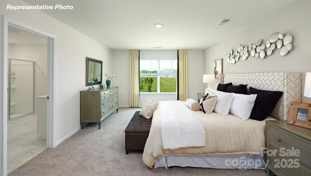 Furnished interior view inside a new home in Secrest Commons, Monroe (Image 24).