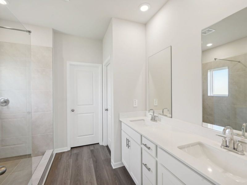 Furnished interior view inside a new home in Martin Springs - Estate Series, Lawrenceville (Image 16).