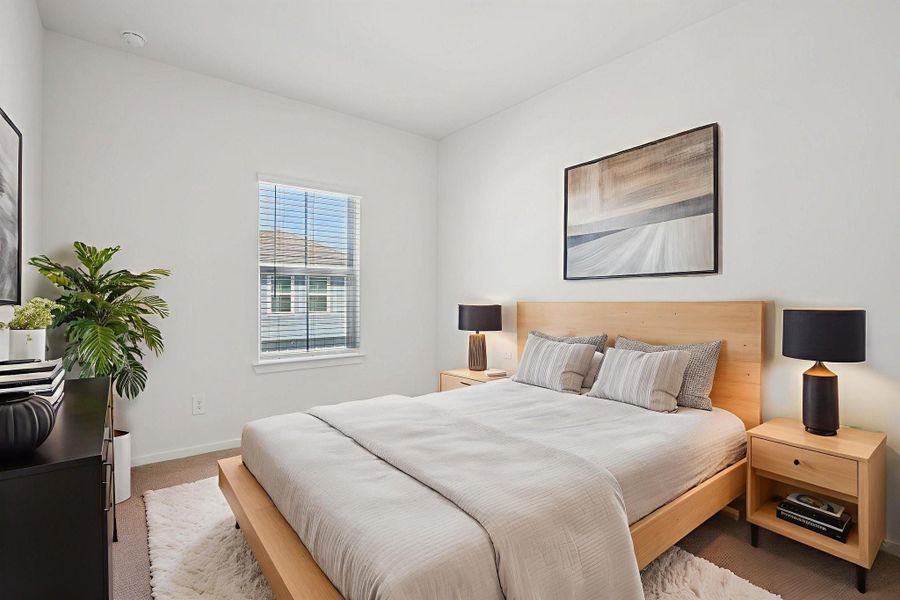 Furnished interior view inside a new home in Kemah Crossing - City Series, Kemah (Image 17).