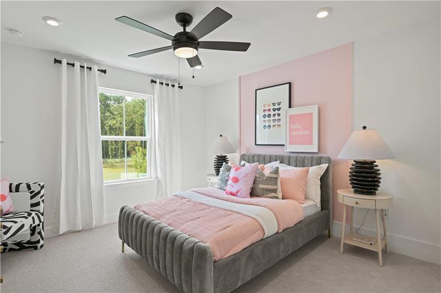 Furnished interior view inside a new home in Briar Creek, Atlanta (Image 2). Furnished interior view inside a new home in Briar Creek, Atlanta (Image 2).