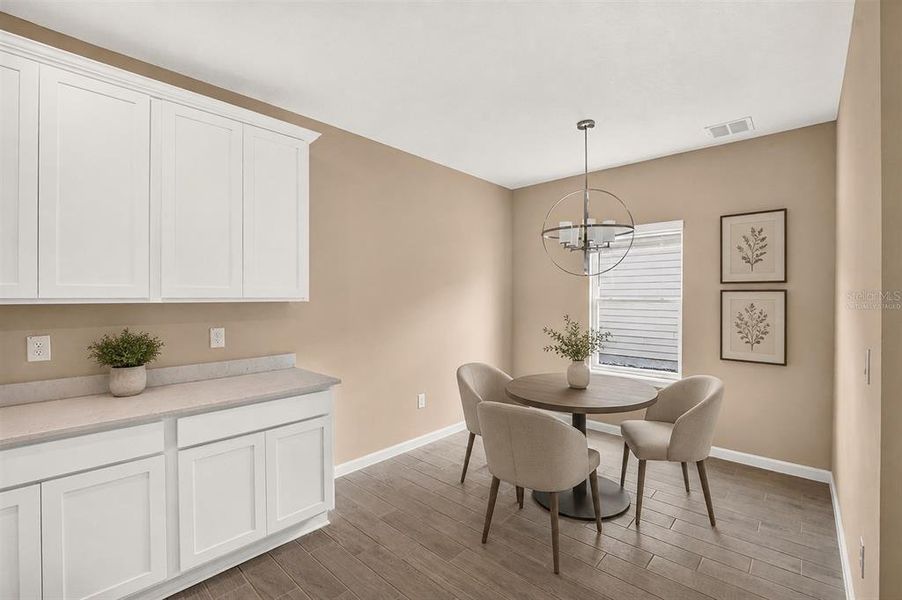 Furnished interior view inside a new home in , Alachua (Image 10). Furnished interior view inside a new home in , Alachua (Image 10).