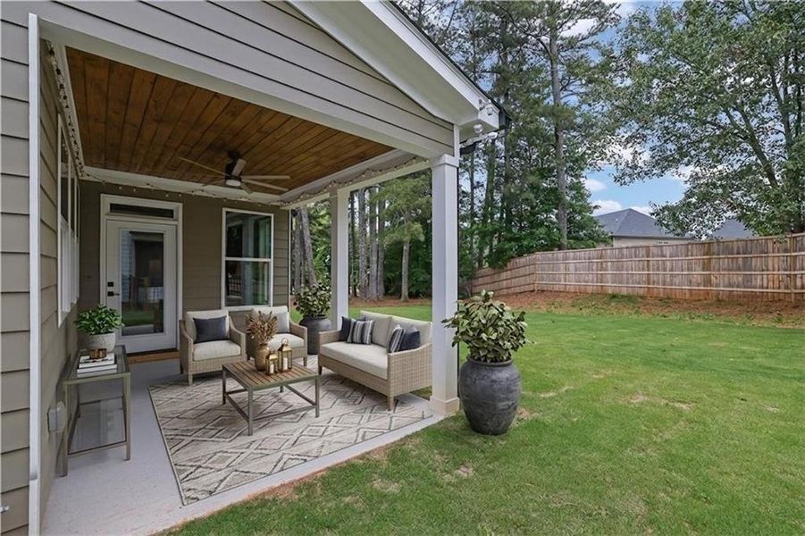 Exterior details and patio area of a home in , Canton (Image 27). Exterior details and patio area of a home in , Canton (Image 27).